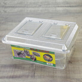 【鈴木製作所】飼育容器　特大フラット　クリア　プラケース　【水槽/熱帯魚/観賞魚/飼育】【生体】【通販/販売】【アクアリウム/あくありうむ】【小型】
