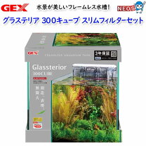 楽天市場】ジェックス グラステリア300水槽 フレームレスの通販 