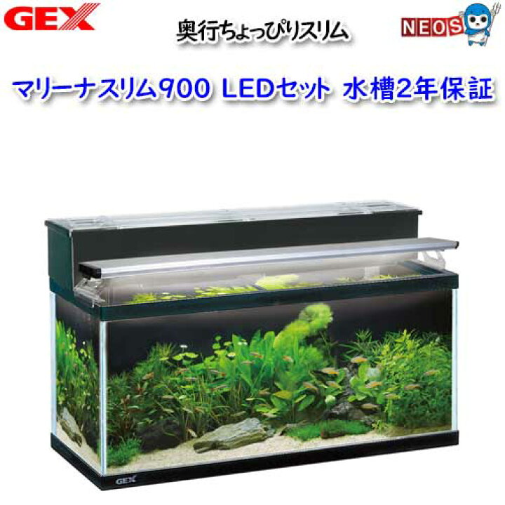 楽天市場】GEX マリーナスリム900LEDセット : ネオス 楽天市場店