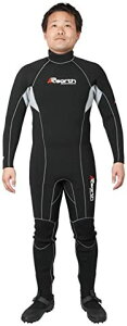 在有即日発送 リアス(REARTH) ウエットスーツ XL ブラック/シルバー. FWS-3400-XL-BLK/SLV