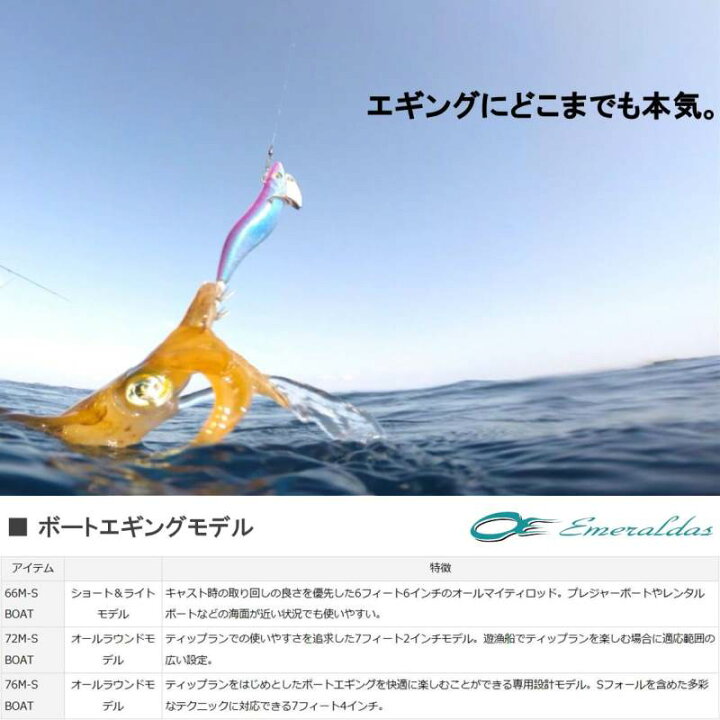 楽天市場】ダイワ（DAIWA） エメラルダス アウトガイドモデル 72M 