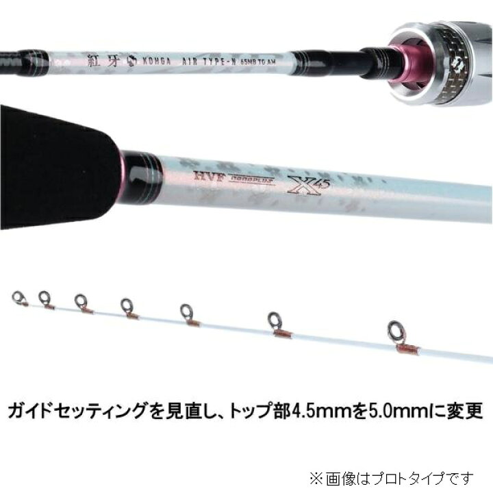 楽天市場】ダイワ（DAIWA） 紅牙AIR N65MB TG AM 秋丸美帆(みっぴ 