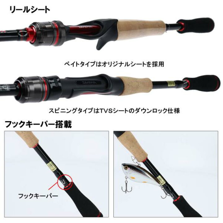楽天市場】ダイワ（DAIWA） ﾌﾞﾚｲｿﾞﾝ 591L+B・V(ﾍﾞｲﾄ 1ﾋﾟｰｽ) : つり具の 