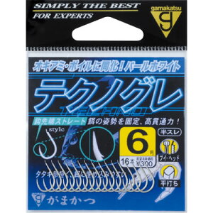がまかつ テクノグレ (磯釣り用バラ針) ゆうパケット可