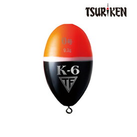 釣研 ウキ K-6 スカーレット (磯釣り カン付ウキ)