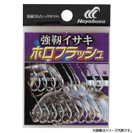 【抽選で最大10万ポイント】 ハヤブサ 小袋バラ鈎 強靭イサキ ホロフラッシュ シルバー BS305 (イサキ針 …