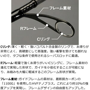 ダイワモアザン18エキスパートAGS76L/ML-SMT(シーバスロッド)