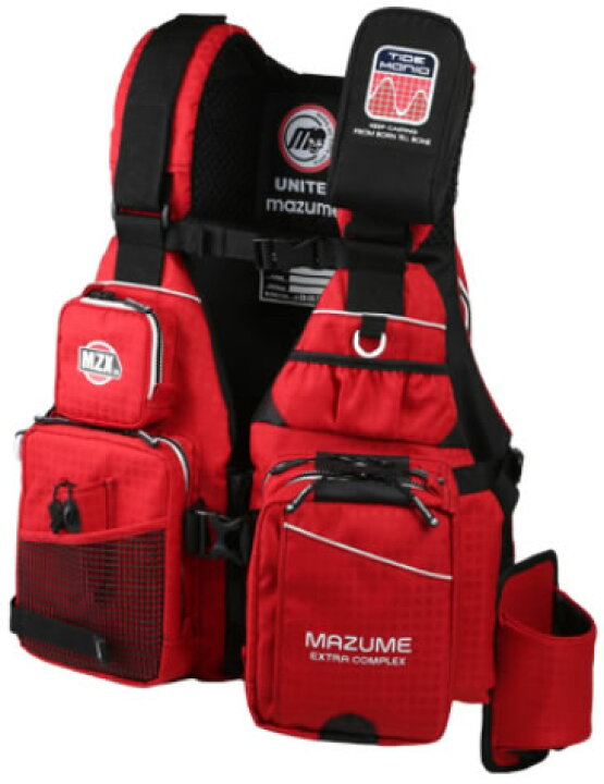 楽天市場 全5色 マズメ Mzx タイドマニアライフジャケット Mzxlj 074 ライフジャケット フローティングベスト フィッシング遊