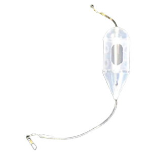 マルシン漁具 白ロケットクッション付 S (コマセカゴ マキエカゴ)