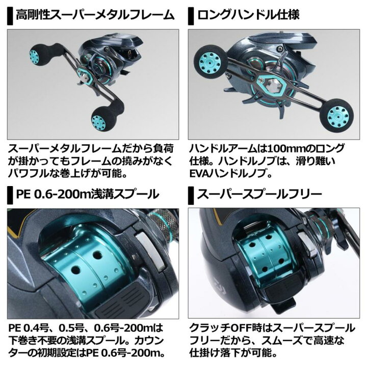 楽天市場】ダイワ ライト SW X IC SS (船用 両軸リール イカメタル 