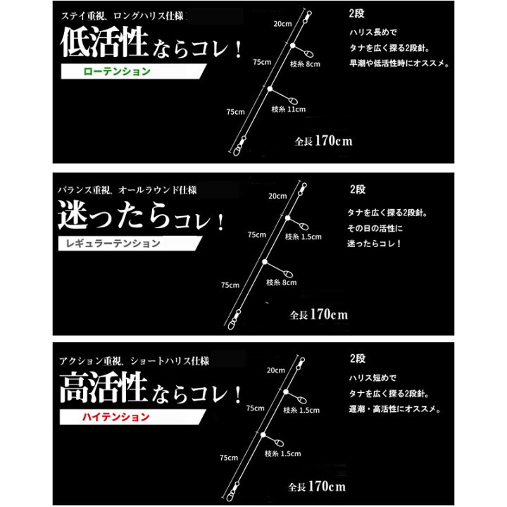 楽天市場 クレイジーオーシャン St Coイカメタル仕掛 2段 イカ仕掛け フィッシング遊