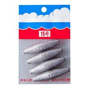 第一精工 パックオモリ(小袋入)長型 15号 (オモリ) ゆうパケット可