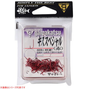 がまかつ ザ ボックス キススペシャル 赤 (流線バラ針) ゆうパケット可