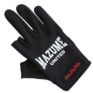 オレンジブルー mazume ライトグローブウインター ホワイト MZGL-F673 (フィッシンググローブ) ゆうパケット可