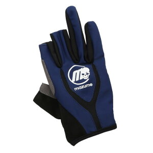 オレンジブルー マズメ mazume ライトグローブ 3本カット ネイビー MZGL-S720 (フィッシンググローブ) ゆうパケット可