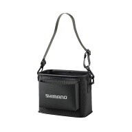 【9/18 最大5,000円OFFクーポン】 シマノ 船ベリポーチ ブラック BK-301W (EVAバッグ バッテリーポーチ)