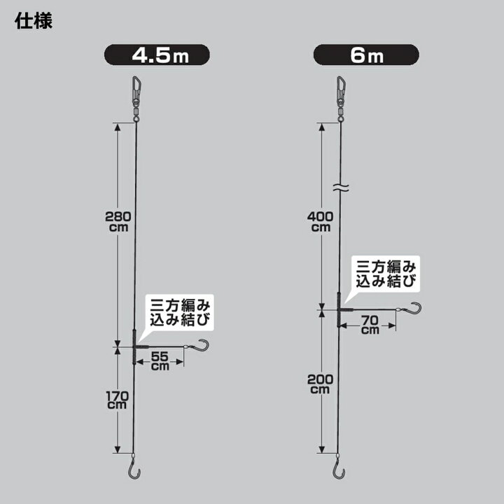 楽天市場】ダイワ 快適フカセ仕掛SS 真鯛・青物 6m (船釣り仕掛け 船 