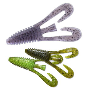 デプス バルビュータ Fエコ 4in その1 (ブラックバスワーム) ゆうパケット可