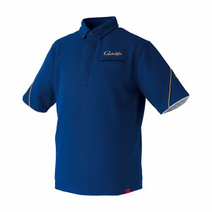 がまかつ フィッシングシャツショートスリーブ ネイビー GM3732 (フィッシングシャツ Tシャツ)