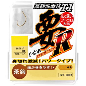 【5と0の日　エントリーで最大P15倍！】 がまかつ ザ・ボックス T1要R 茶 69-009 (鮎針) ゆうパケット可