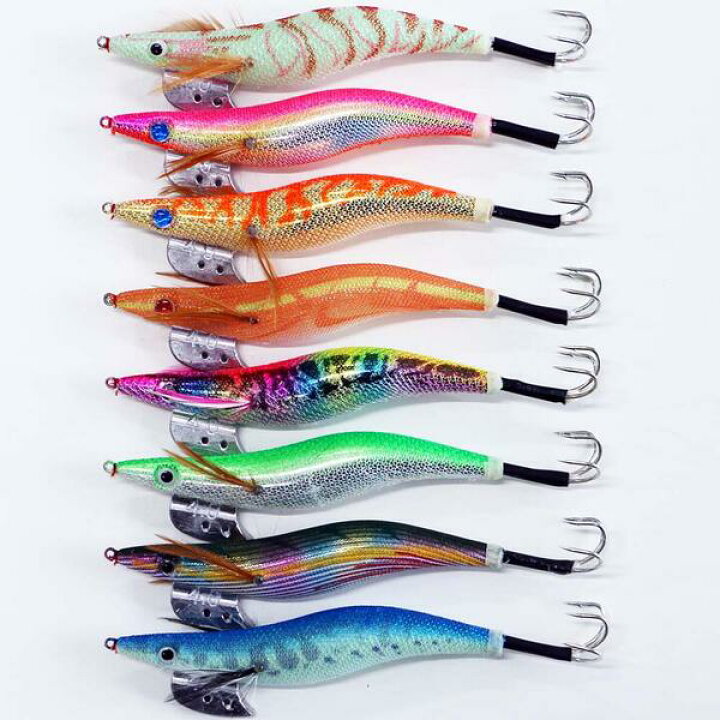 楽天市場】タコ 釣り タコエギ 4.0号 8種 8本 エギ セット R20takoegi40h8D エギング 仕掛け 釣具 蛸メール便送料無料 : 風迎 釣具楽天市場店