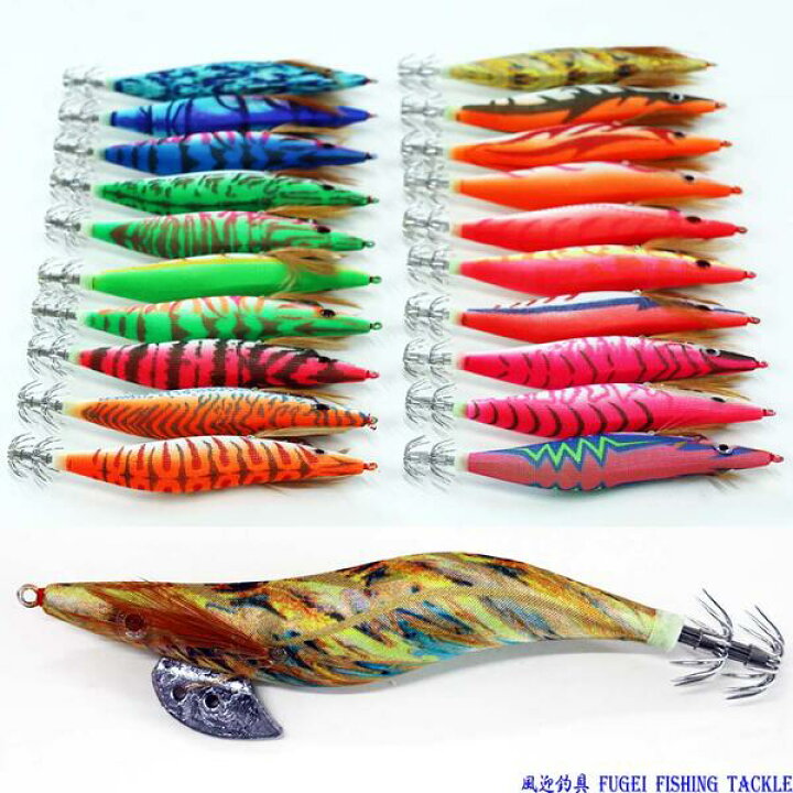 楽天市場】送料無料 夜光 エギ 24個セット 3.0/3.5/4.0号 R20egi24C 