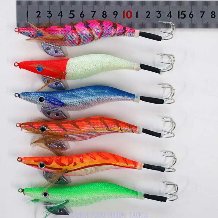 楽天市場】タコ 釣り タコエギ 3.5号 6種 6本 セット R20takoegi35h6A 