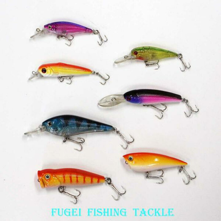 楽天市場】送料無料 バス ルアーセット ルアー 21個 R12lureset21K  