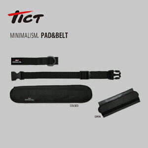 TICT tict MINIMALISM PAD&BELT BLACK-~j}Y pbhxg-ubN V_[pbh ăpbh  V_[xg pbh pbg V_[pbg EGXgobN XO