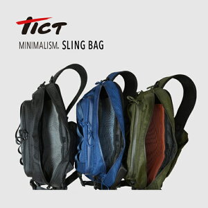 TICT tict MINIMALISM SLING BAG GRAPHITE BLACK- �e�B�N�g �����K���o�b�O -��5L �ނ� �����K�� �o�b�O �X�����O�o�b�O �ނ�p�o�b�N �ނ�p�o�b�O �ނ�o�b�O �ނ蓹����� �����Y �ނ�o�b�N �t�B�b�V��
