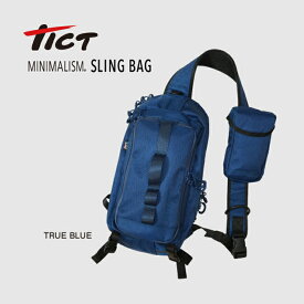 TICT(tict) MINIMALISM SLING BAG TRUE BLUE-ティクト ミニマリズム スリングバッグ-約5L トゥルーブルー 青 釣りバッグ 肩掛けバッグメンズ ランガンバッグ スリングバック 釣りバック フィッシングバッグ カバン 釣り道具 釣り道具入れ 釣道具 小物 釣り好き プレゼント