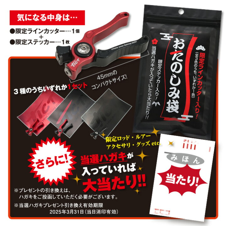 楽天市場】TICT 2025福袋 BIG BAG ティクト ビッグバッグ tict 