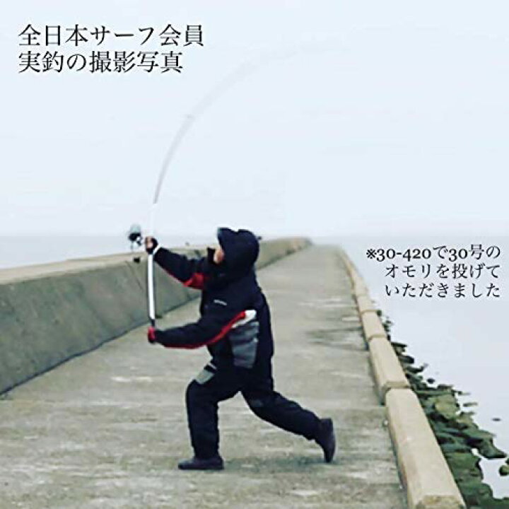 楽天市場】振出投竿 釣り竿 ロッド 20号 25号 30号 4.2m BASIC SURF 