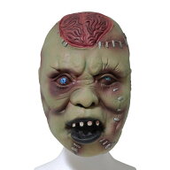 ハロウィン コスプレ ゾンビマスク ホラー 肝試し 恐怖 コスチューム 怖い ドッキリ びっくり マスク 傷 …
