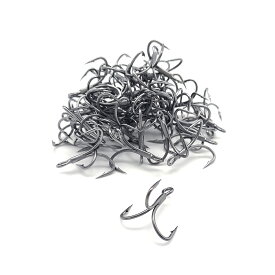 釣り針 トレブルフック ソルト対応 太軸 10サイズ(10#〜4/0#) 50本入りトレブルドMAX フィッシングツール 釣具 オルルド釣具 釣り具 釣り