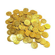 【5/9-15まで エントリーでポイント最大10倍！】ゴールドコイン 金貨 100枚入り おもちゃ 海賊 財宝 パー…