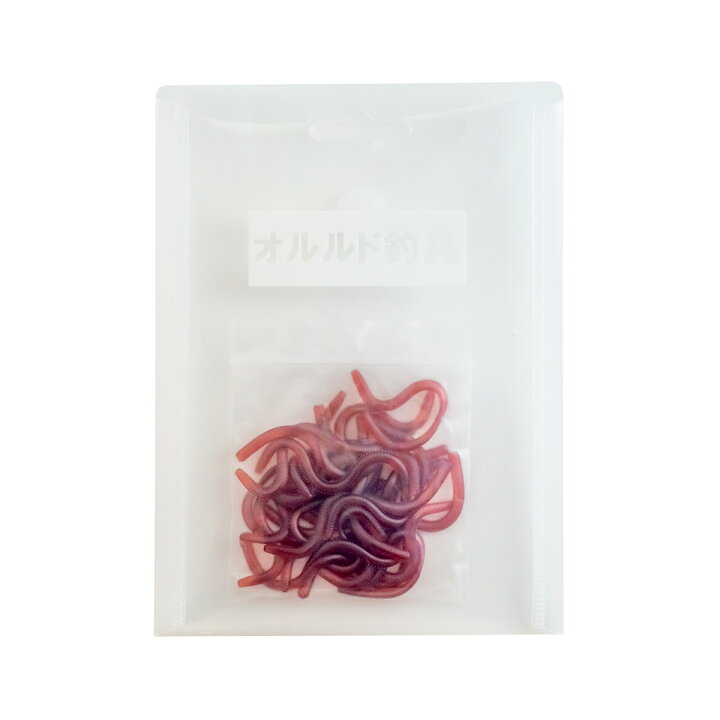 楽天市場 オルルド釣具 ミミズ ワーム 疑似餌 ロング 個入り 送料無料 釣り王国 楽天市場店