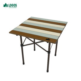LOGOS LIFE ロールサイドテーブル ヴィンテージ 73185013 ロゴス テーブル アウトドア キャンプ 用品 道具