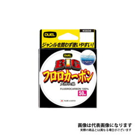 BIG フロロカーボン 50m クリアー 16号 H3836 デュエル