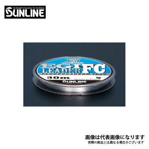 ソルティメイト エギリーダーFC クリアー 30m 3号 サンライン
