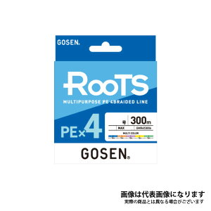 ROOTS PEx4 �}���`�J���[ 0.6��-300m �S�[�Z�� PE���C�� 10m��5�F�F����