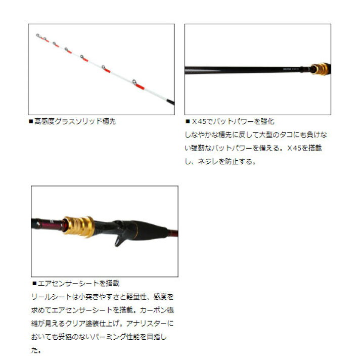 楽天市場】アナリスターエギタコ MH-175 2021新製品 ダイワ 大型便A 