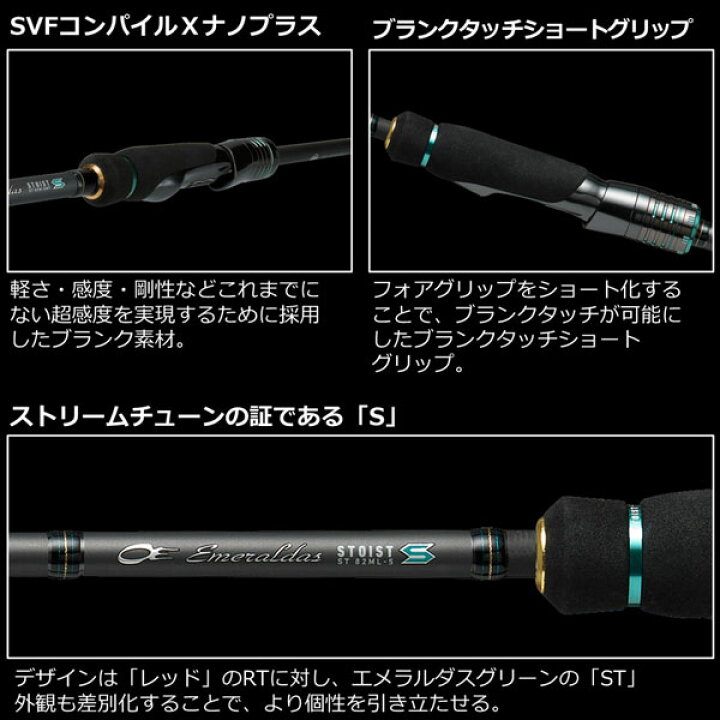 楽天市場】ダイワ 23 エメラルダスストイスト ST 88ML-SMT 2023年新 