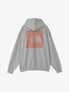 ノースフェイス ジャカードバックスクエアロゴフーディー(ユニセックス)Z ミックスグレー M NT62437