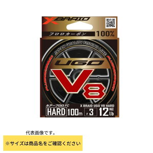 YGK XBRAID UGO V8 HARD 100M 3�� 12lb