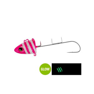 サーベルマスター バレットテンヤ 80号 #スーパー夜光ゼブラピンク シマノ 船タチウオテンヤ