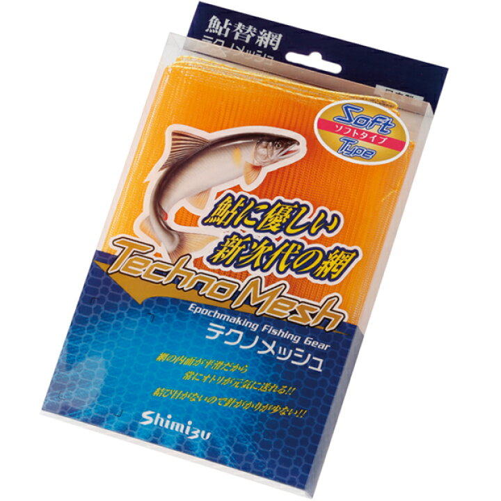楽天市場 シミズ Shimizu 鮎用テクノメッシュ替網 ハード 素ダモ 39cm フィッシングサンイン