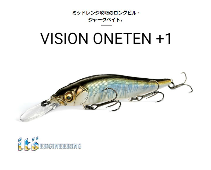 楽天市場】【2024年限定復刻色】メガバス(Megabass) ビジョンワンテン 