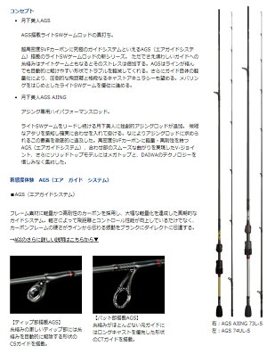 ダイワ月下美人AGSアジング73L−S