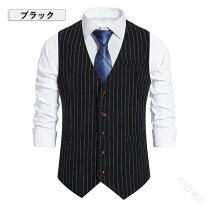 楽天市場】グレー ベスト（柄ストライプ）（ベスト・ジレ｜トップス 